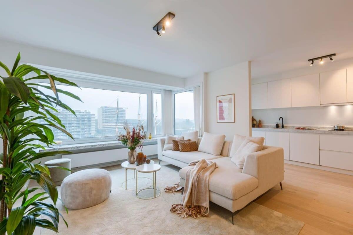 אוסטנדה Huswell - Luminous Family Apartment With Magnificent View מראה חיצוני תמונה